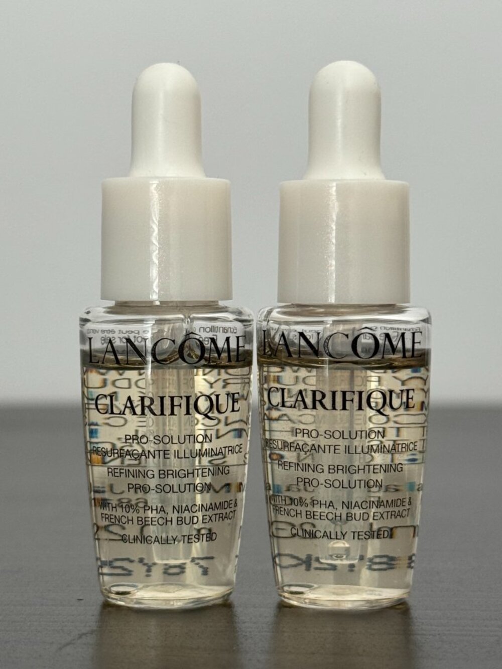 2 Lancome Clarifique Pro-Solution Brightening & Dark Spot Reducing Serums